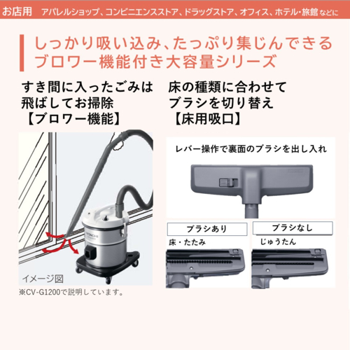日立(HITACHI) CV-G2100 業務用掃除機_2