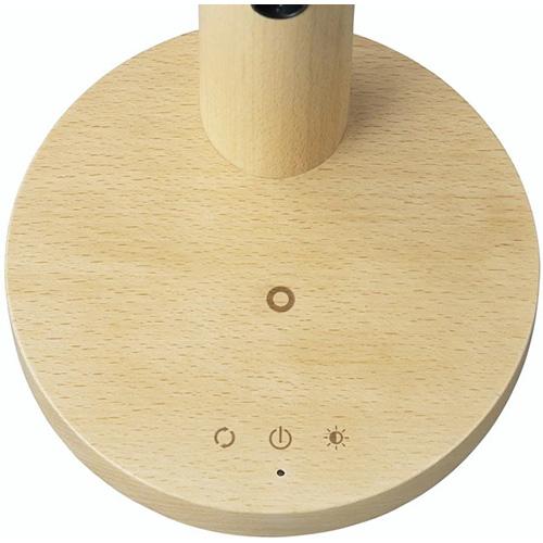 【長期保証付】アイリスオーヤマ(Iris Ohyama) LDL-QF02DL-T ウッド色 Ｑｉワイヤレス充電機能搭載ＬＥＤデスクライト_1