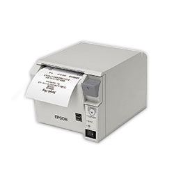 エプソン(EPSON) TM702US201 クールホワイト レシートプリンター 前面操作 80mm幅対応