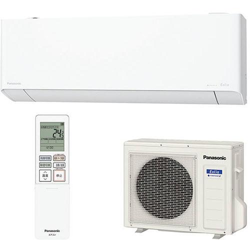 ＜エアコン 6畳用 2.2kw パナソニック エオリア Eolia CS-TX224D-W クリスタルホワイト 電源100V [配送のみ/設置工事なし]＞