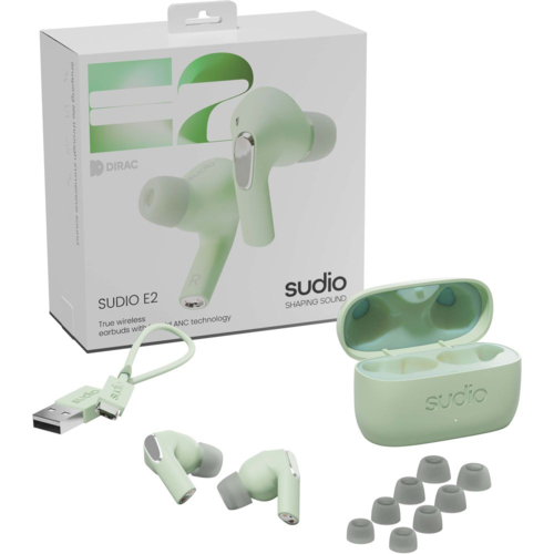スーディオ(Sudio) Sudio E2 ミントグリーン 完全ワイヤレスイヤホンの