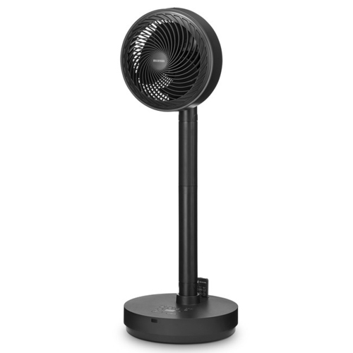 【長期保証付】アイリスオーヤマ(Iris Ohyama) STF-DCD18T-B ブラック サーキュレーター扇風機 デザインモデル