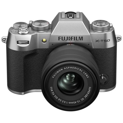 【長期保証付】富士フイルム(FUJIFILM) X-T50S シルバー XC15-45mmF3.5-5.6 OIS PZレンズキット ミラーレス一眼カメラ 日英2か国語モデル X-T50LK1545SJP