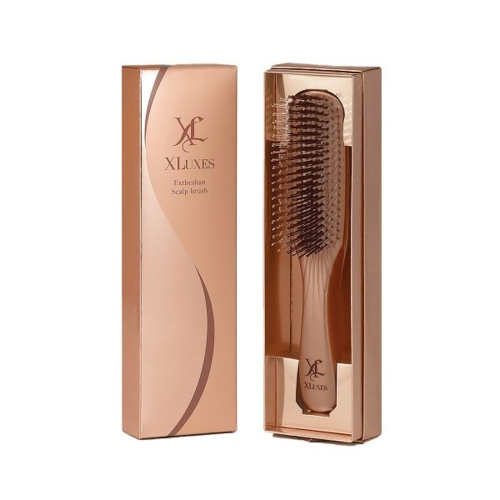 エックスワン XLUXES エグゼティシャン スカルプブラシ 2段植毛 頭皮ケア ヘアケア 血行促進