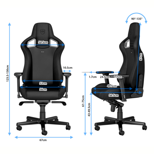 noblechairs(ノーブルチェアーズ) NBL-PU-BLA-005 マットブラック EPIC Black Edition_3