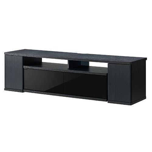 朝日木材加工 AS-SBS1500-BK ブラック木目 サウンドバー収納付きテレビ台