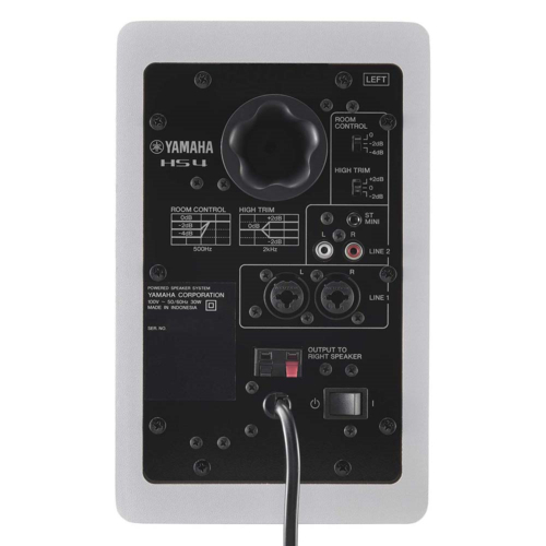 長期保証付】ヤマハ(YAMAHA) HS4W ホワイト パワードモニター