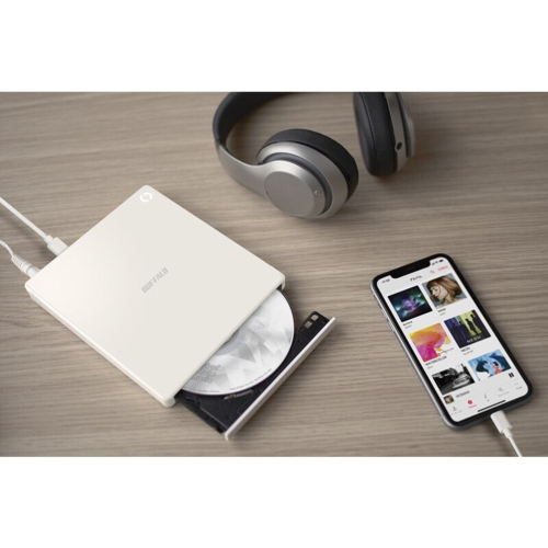 BUFFALO RR-C1 ホワイト ラクレコ バッファロー(BUFFALO) RR-C1-WH ホワイト スマートフォン用CD
