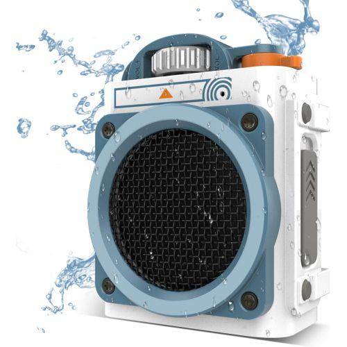 【長期保証付】MUZEN(ミューゼン) MW-PVEI-WH ホワイト Wild Go Bluetooth スピーカー 軽量でポータブル IPX5の防水・防塵・耐久性 最大 8 時間の連続再生_1
