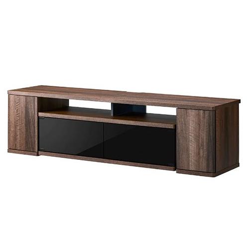 朝日木材加工 AS-SBS1500-DB ダークブラウン木目 サウンドバー収納付きテレビ台