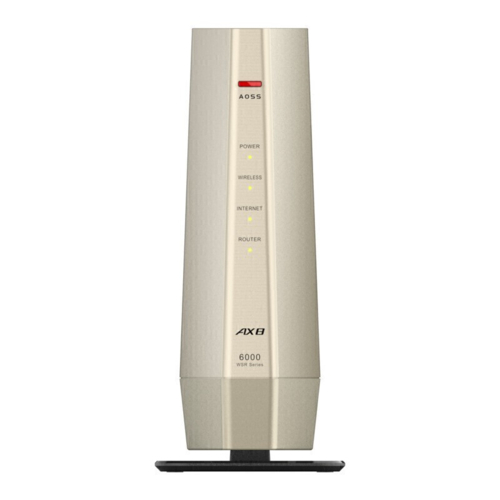 バッファロー(BUFFALO) WSR-6000AX8P-CG シャンパンゴールド Wi-Fi 6 