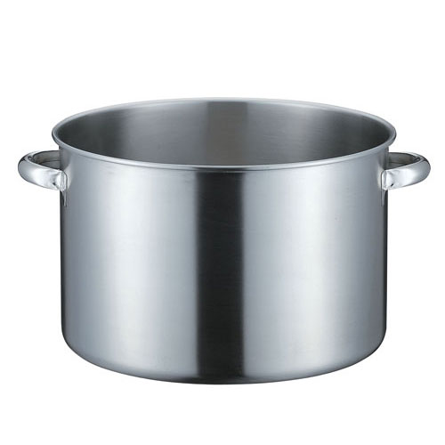 本間製作所 KO 19-0ステンレス IH対応 半寸胴鍋 蓋無 28cm