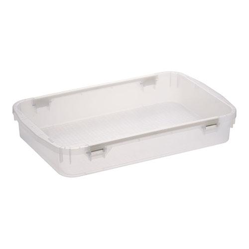 矢崎化工 SY-28 クリアー 食器ポリテナー 浅型