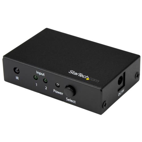 StarTech(スターテック) VS221HD20 2入力1出力HDMIディスプレイ切替器 4K/60Hz