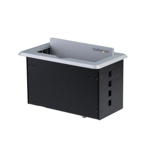 StarTech(スターテック) BOX4HDECP2 会議用テーブルAVコネクティビティBOX 充電用USBポート