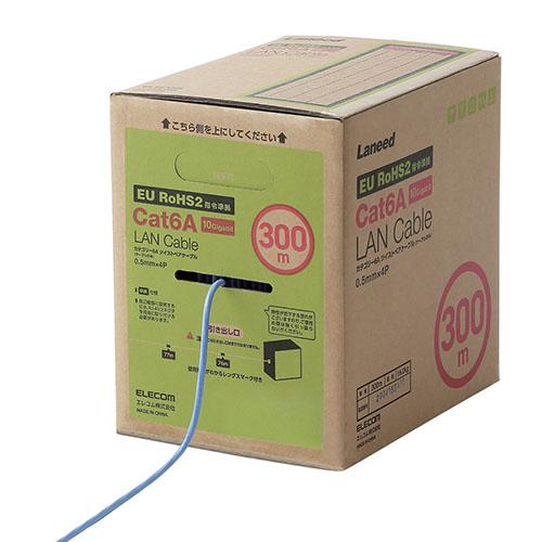 エレコム(ELECOM) LD-GPAL/BU300RS ブルー Cat6A 長尺LANケーブル 300m_2