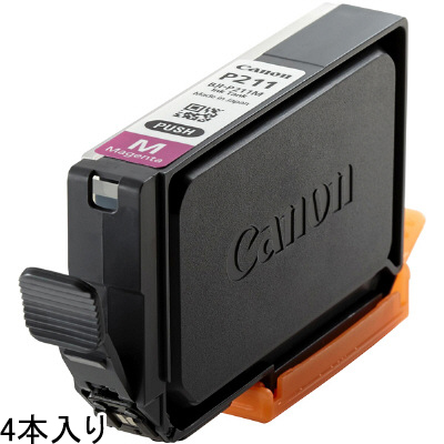 CANON(キヤノン) BJI-P211 M 4P 純正 インクタンク マゼンタ 4本パック