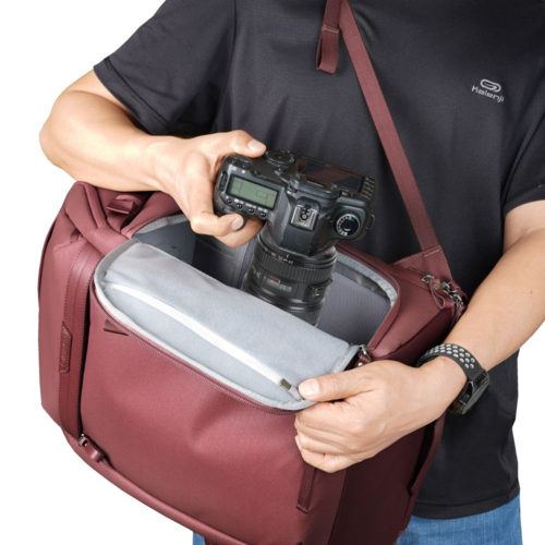 バンガード(VANGUARD) VEO METRO B20L MG マゼンタ カメラバッグ バッグパック 20L 内寸260×250×160mm_10