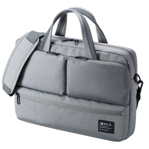 サンワサプライ BAG-CA10GY グレー カジュアルPCバッグ