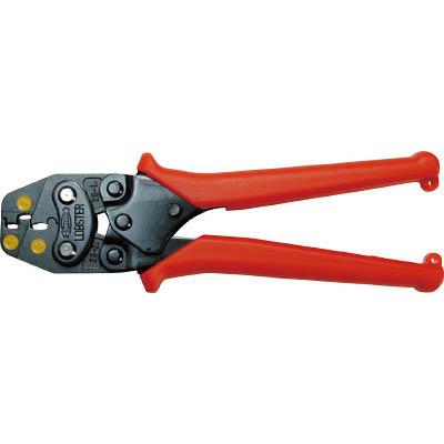 ロブテックス AK25MA 絶縁被覆付閉端接続子用ミニ圧着工具 使用範囲CE1・2・5