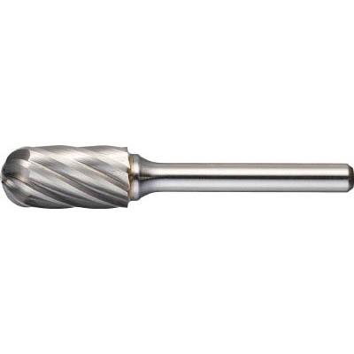 トラスコ中山 TA2C190 超硬バー 先丸円筒型 Φ19X刃長25X軸6 アルミカット