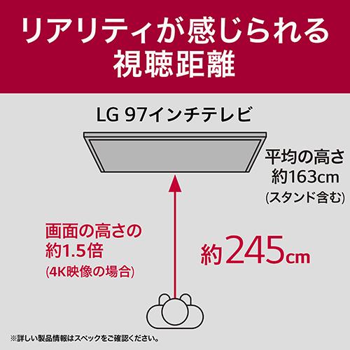 【標準設置料金込】LGエレクトロニクス(LG) OLED97G4PJA 4K 97V型有機ELテレビ YouTube/Netflix対応_12