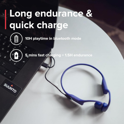 SUUNTO(スント) SUUNTO AQUA LIGHT Tidal Black 骨伝導イヤホン IP68 SS051124000_9