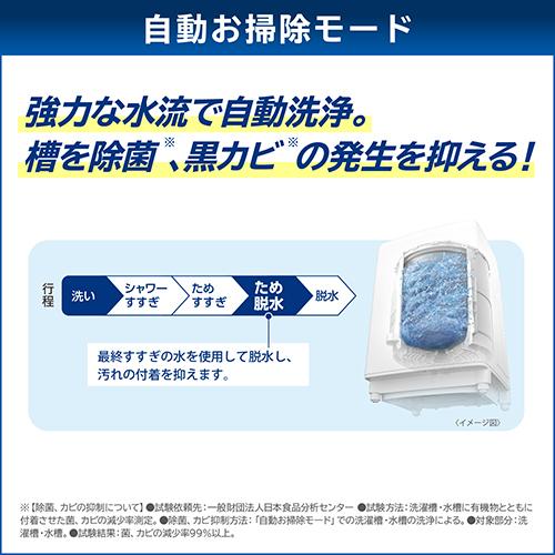東芝(TOSHIBA) AW-8DH5 W グランホワイト 全自動洗濯機 ZABOON 洗濯8kg_5