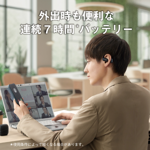 パナソニック(Panasonic) RB-F10D-C クリーム オープン型完全ワイヤレスイヤホン Bluetooth5.4 左右分離 ノイズキャンセリング