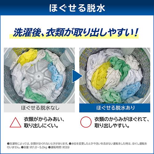 【長期保証付】東芝(TOSHIBA) AW-9DP5 W グランホワイト 全自動洗濯機 ZABOON 洗濯9kg_10