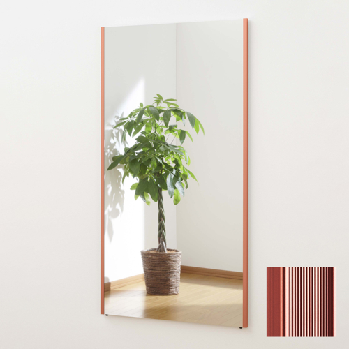 リフェクス 軽くて割れないミラー 鏡 ジャンボ姿見 レッド REFEX 【代引不可/北海道・沖縄・離島配送不可】 リフェクス 軽くて割れないミラー 鏡 ジャンボ姿見 レッド REFEX 【代