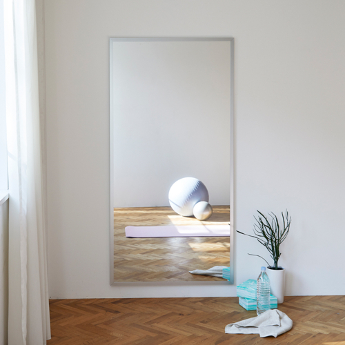 リフェクス 軽くて割れないミラー 鏡 リフェクススポーツミラー 壁掛け式ミラー シルバー REFEX 【代引不可/北海道・沖縄・離島配送不可】