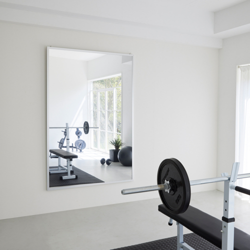 リフェクス 軽くて割れないミラー 鏡 リフェクススポーツミラー 壁掛け