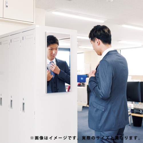 リフェクス 軽くて割れないミラー 鏡 リフェクス マグネットミラー シルバー REFEX 【代引不可/北海道・沖縄・離島配送不可】_4