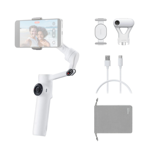 Insta360 Insta360 Flow2 AIトラッカーキット サミットホワイト AIスマートフォン用ジンバル CINSABQA-FLOW210