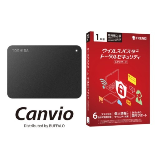 東芝(TOSHIBA) HD-TPA4U3-B Canvio ポータブルHDD 4TB +