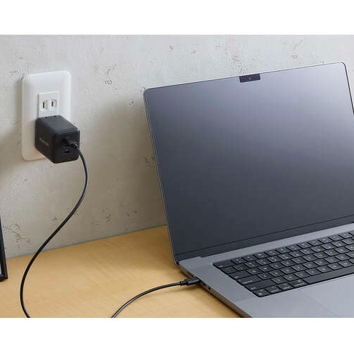 エレコム(ELECOM) ACDC-PD113100-BK ブラック 充電器 PD 100W USB-C ×3 GaN II採用 MacBook スマホ・タブレット対応_10
