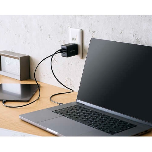 エレコム(ELECOM) ACDC-PD113100-BK ブラック 充電器 PD 100W USB-C ×3 GaN II採用 MacBook スマホ・タブレット対応_11
