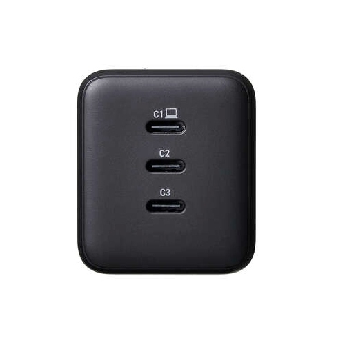 エレコム(ELECOM) ACDC-PD113100-BK ブラック 充電器 PD 100W USB-C ×3 GaN II採用 MacBook スマホ・タブレット対応_4
