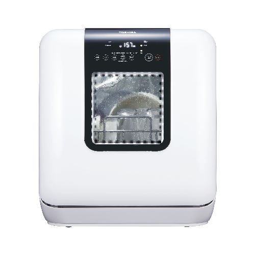 東芝(TOSHIBA) DWS-33B-W ホワイト 食器洗い乾燥機 タンク式 工事不要 31L