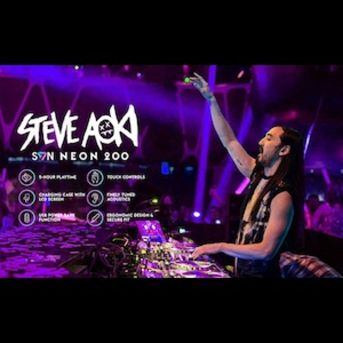 SVN Sound Neon200 SVN Sound by Steve Aoki 完全ワイヤレスイヤホン ノイズキャンセリング付きデュアルマイク搭載