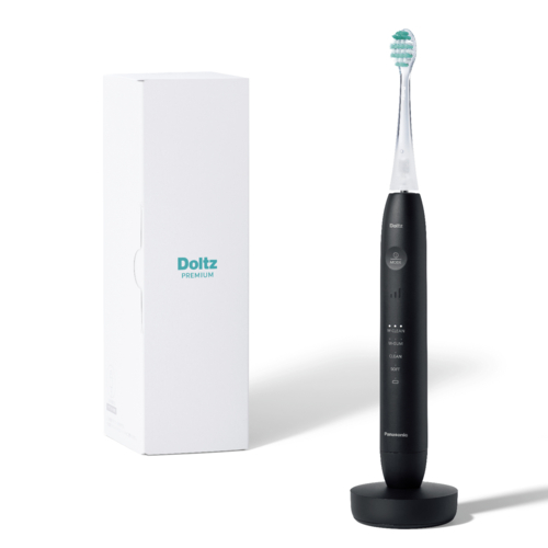【長期保証付】パナソニック(Panasonic) EW-DP38-K　ブラック ドルツプレミアム W音波振動ハブラシ　ドルツ 音波振動式
