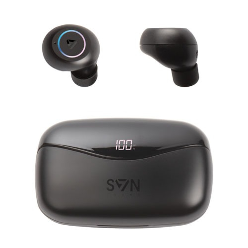 【長期保証付】SVN Sound Neon200 SVN Sound by Steve Aoki 完全ワイヤレスイヤホン ノイズキャンセリング付きデュアルマイク搭載