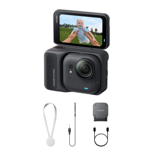 Insta360 Insta360 GO ULTRA ミッドナイトブラック 4Kアクションカメラ 標準キット CINSABEA-GOUltra01 国内正規品