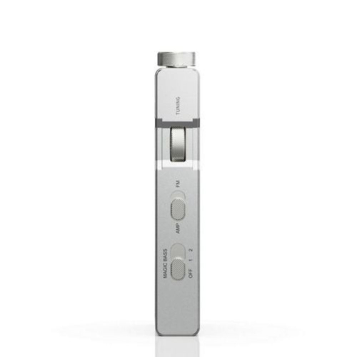 FiiO(フィーオ) FIO-RR11-S シルバー ポータブルFMラジオ 64〜108MHz 厚さ13mm 超薄型 ワイドFM対応 MAGIC BASS機能搭載