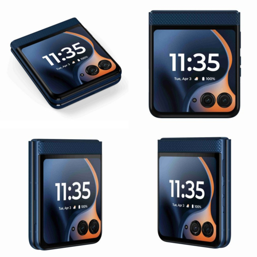 モトローラ(MOTOROLA) motorola razr 60 6.9+3.6型 12GB/512GB ジブラルタルシーネイビー SIMフリースマートフォン PB8E0000JP フリップ 折りたたみ式_9