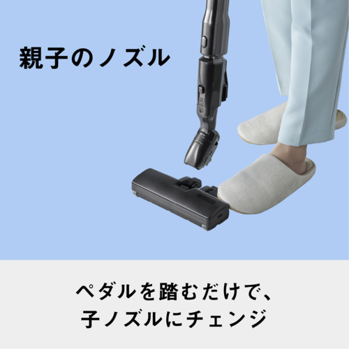 【長期保証付】パナソニック(Panasonic) MC-SR44K ストーンブルー ダブルメタル プチサイクロン サイクロン式掃除機 からまないブラシplus スゴ取れセンサー 日本製_5