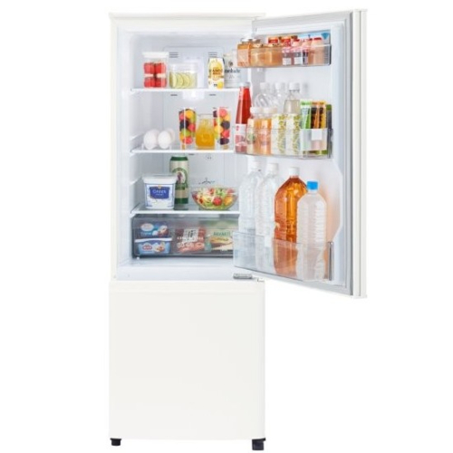 設置】三菱(MITSUBISHI) MR-P17M-W マットホワイト 2ドア冷蔵庫