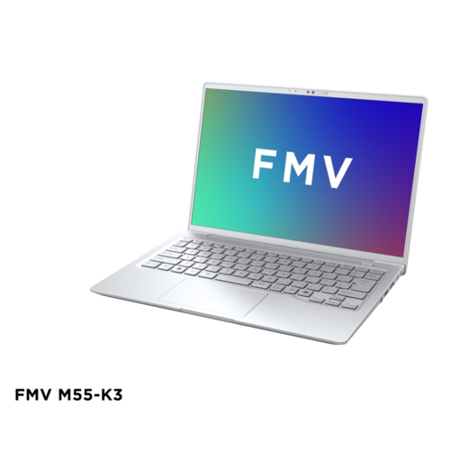 富士通(FUJITSU) FMV Note M FMVM55K3SA 14.0型 Win11Home Ryzen5 メモリ16GB SSD256GB Office オプション付 ファインシルバー M55-K3