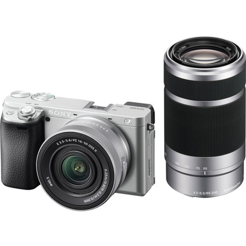 ソニー(SONY) α6400 ILCE-6400XS シルバー ダブルズームレンズキット ミラーレス一眼デジタルカメラ